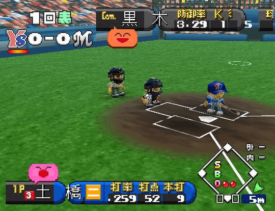 Chokukan Night: Pro Yakyu King screenshot 3 for Nintendo 64